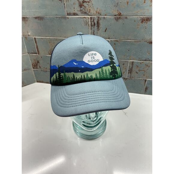 Life is Good Here Comes the Sun Trucker Cap One Size Fits All Unisex Snapback - Picture 7 of 9